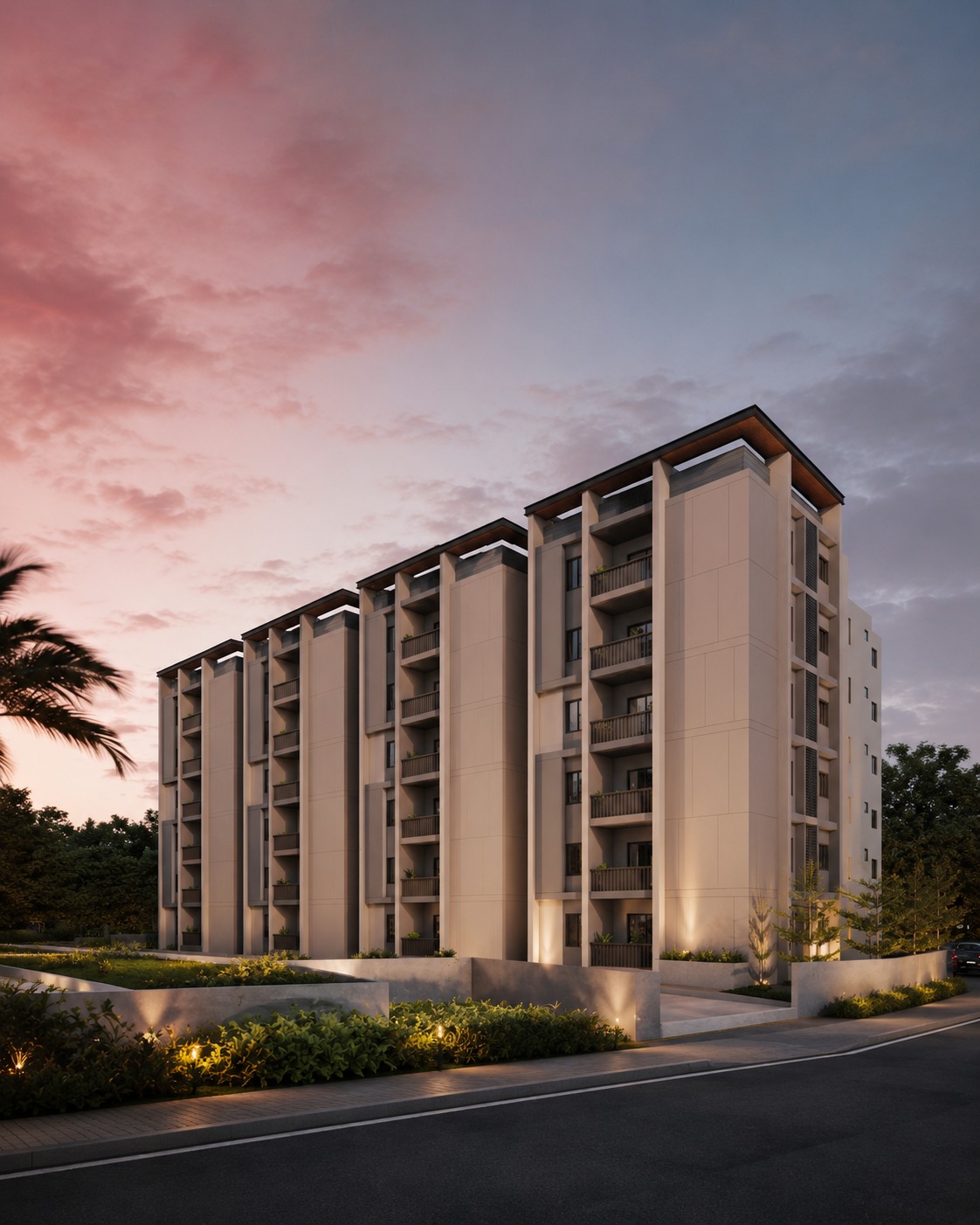 2 BHK Grand Floor Plan